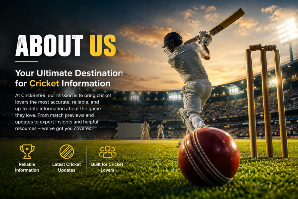 CrickBet99 cricket information and updates in a stadium